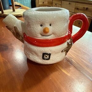 Snowman teapot